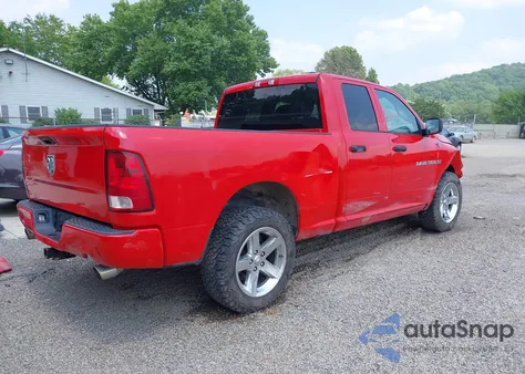 2012 Ram 1500 St из США, поврежденный, VIN 1C6RD7FT1CS238087